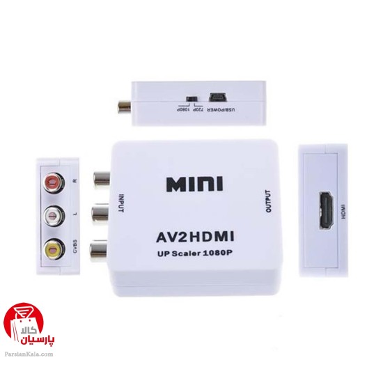 AV to HDMI Mini Converter 1 parsiankala.com 550x550 1