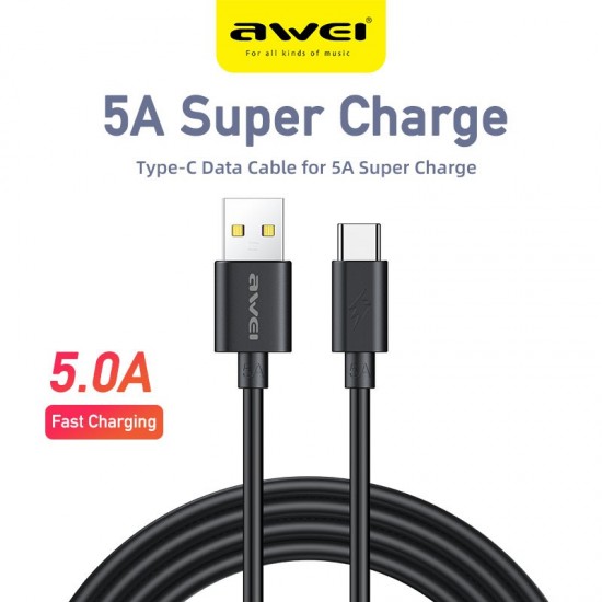 Awei CL 110t USB Type C USB 5A Fast Charging Cable 1 550x550 1