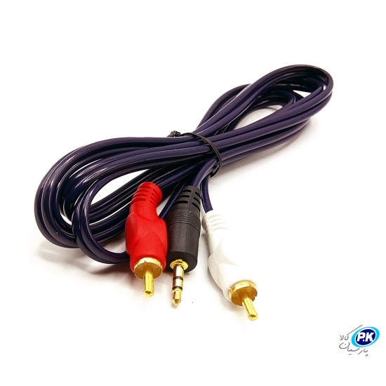 CABLE AUDIO Stereo Cable 3.5mm Plug to 2RCA Plugs Venous 4 parsiankala.com 550x550 1
