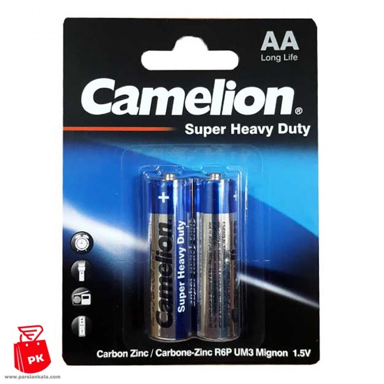 Camelion Super Heavy Duty AA Battery Pack of 2 ParsianKala.com 550x550 1