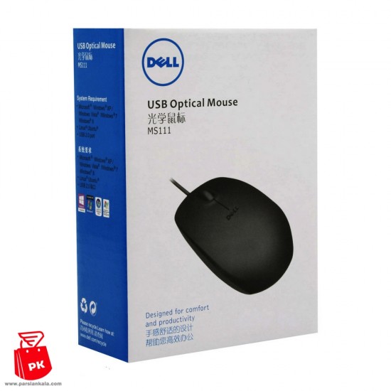 Dell MS 111 Wired Optical Mouse 1 ParsianKala.com 550x550 1