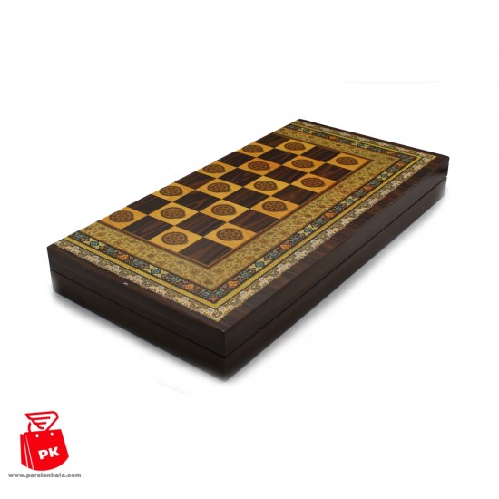 Deluxe Wooden Chess Backgammon Set 9 parsiankala 550x550 1