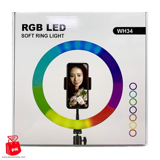 LED Photography Ring Fill Light RGB WH34 34CM 11 ParsianKala.com 550x550 1