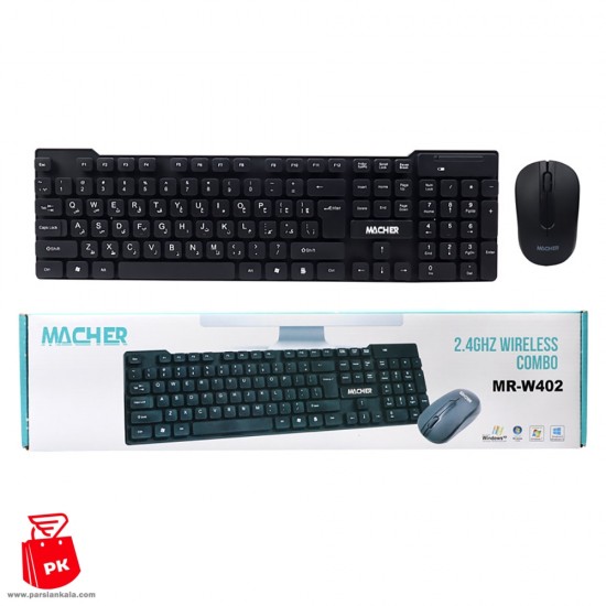 Macher MR W402 Wireless Mouse And Keyboard 1 ParsianKala.com 550x550 1