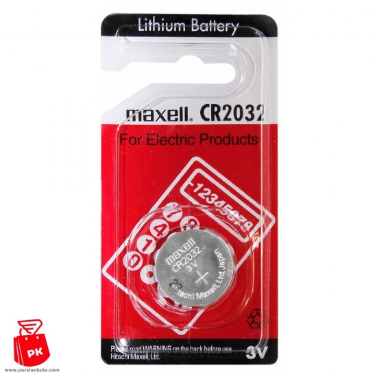 Maxell CR2032 Lithium Battery ParsianKala.com 550x550 1