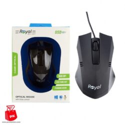Royal wired optical mouse for PC gaming laptops M 754 ParsianKalacom 550x550 1