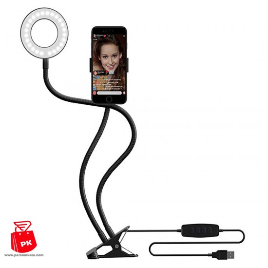 Selfie Ring Light Phone Holder Stand Live StreamMakeup Camera 16 parsiankala 550x550 1