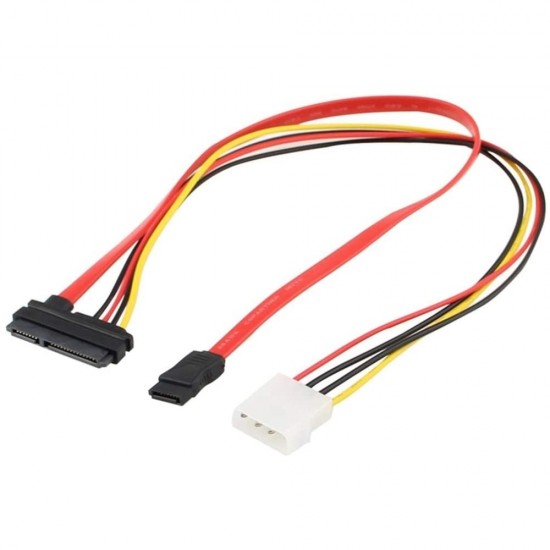 Super Speed SATA 3.0 III SATA3 Hard Disk Drive Cable AND POWER Cable Durable 50cm ParsianKala.com 550x550 1