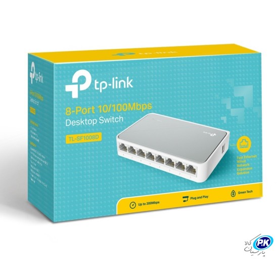 TP LINK TL SF1008D 8 Port 10100Mbps Desktop Switch 1 parsiankala.com