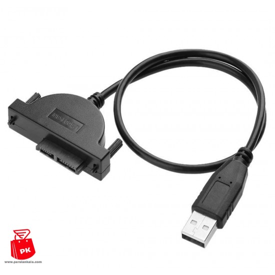 USB 2 0 to 7 6 13Pin Slimline SATA Laptop CDDVD ROM 2 parsiankala 550x550 1