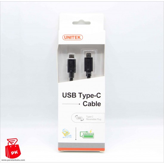 Unitek Y C477BK USB C To USB C Cable 1m 3