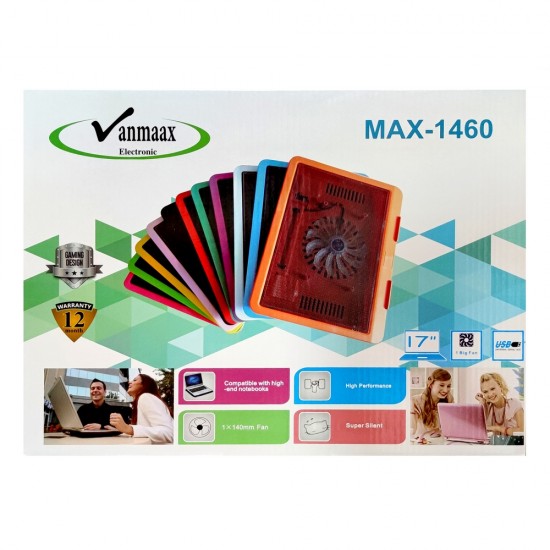 VANMAAX MAX 1460 Gaming Laptop Cooler Pad ParsianKala.com 550x550 1