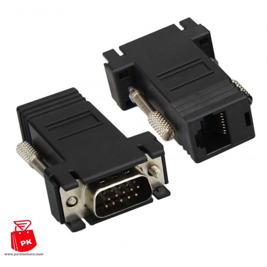 VGA Extender Adapter to LAN CAT5 CAT6 RJ45 Ethernet Cable Converter 1 parsiankala 550x550 1