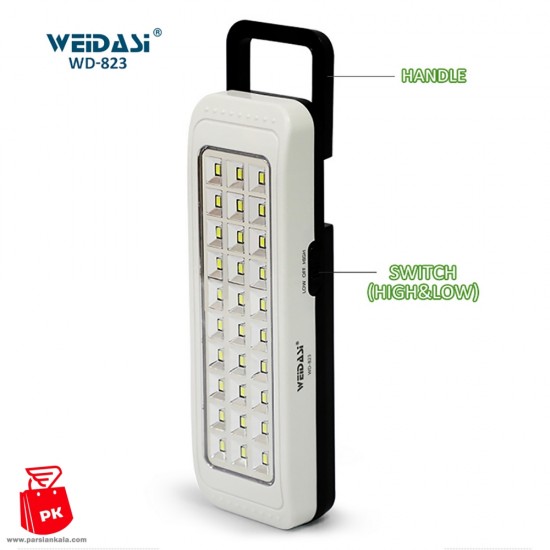 Weidasi WD 823 Emergency light 1 ParsianKala.com 550x550 1