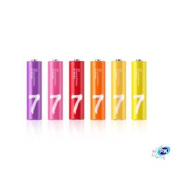 Xiaomi ZI7 Alkaline Battery Rainbow Colorful AAA 1 5V Batteries 3 parsiankala.com 550x550 1