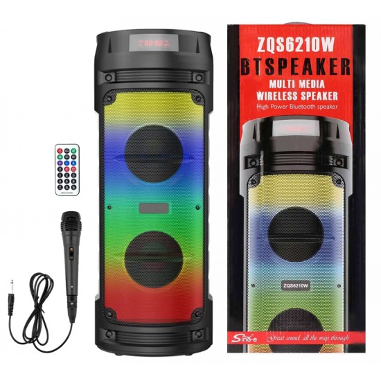 ZQS 6210W High Sound Subwoofer 30W party speaker bluetooth dj Karaoke 3 550x550 1