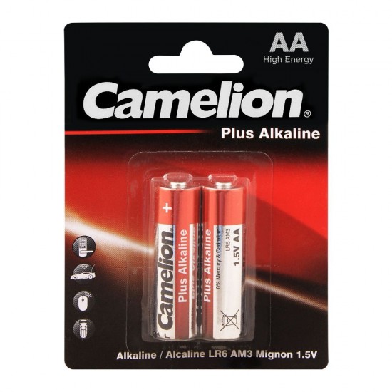 camelion plus alkaline AA battery pack of 2 ParsianKala.com 1 550x550 1