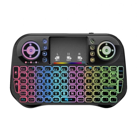 colorful backlight mini keyboard 2 4Ghz wireless i9 10 ParsianKala.com 550x550 1