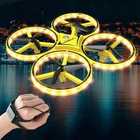 tracker drone induction UAV gesture remote control vehicle smart watch remote control hand controlled LED lighting UAV T ParsianKalacom 550x550 1