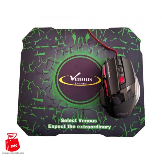 venous pv mvg836 gaming mouse with mousepad parsiankala.com 550x550 1