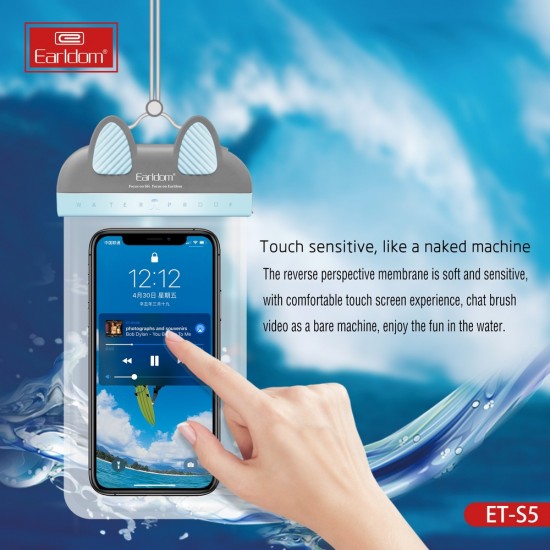 waterproof case cover touchscreen mobile bag Earldom ET S5 7 ParsianKala.com 550x550 1