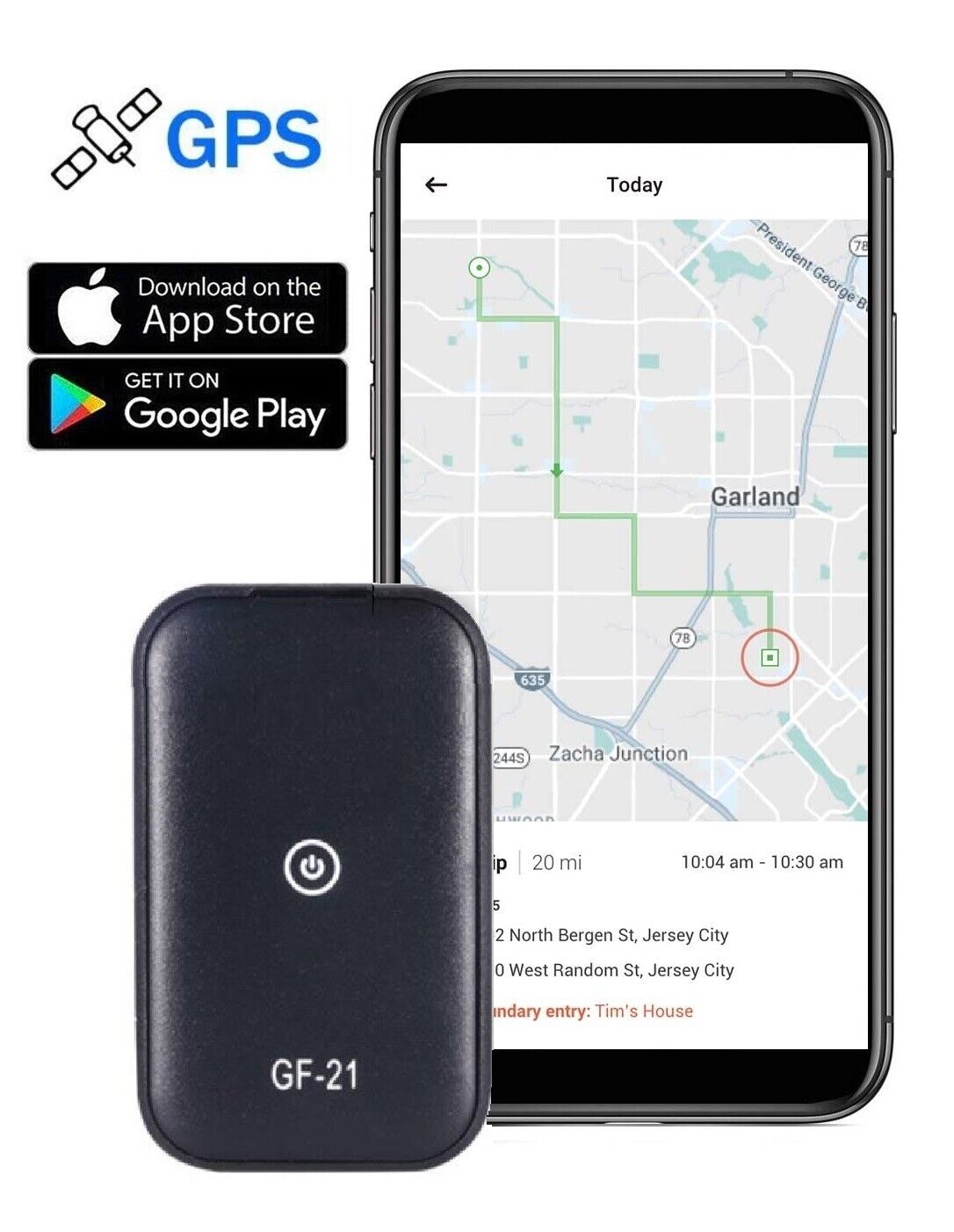 Gf21 Mini Gps Car Tracker App Anti Lost Device Voice Control Recording Locator Microphone 3