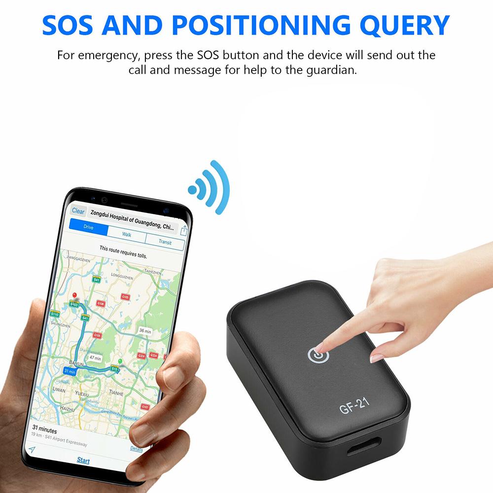 Gf21 Mini Gps Car Tracker App Anti Lost Device Voice Control Recording Locator Microphone 5