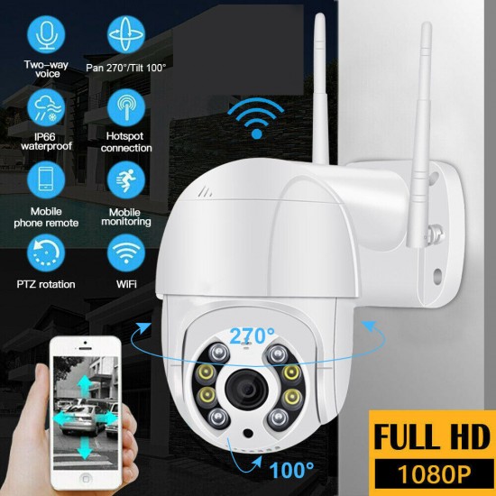 Detection Auto Tracking Waterproof WiFi IP Camera Two Way Audio Night Vision 2 550x550 1