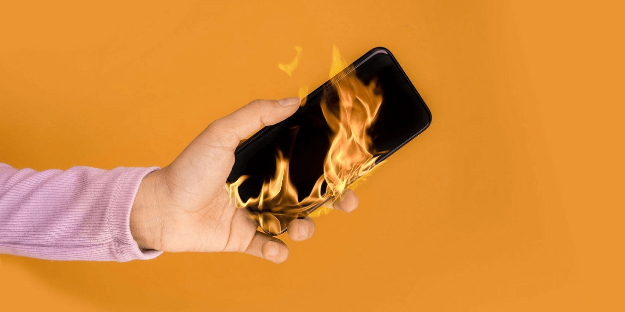 چرا گوشی موبایل داغ میکند