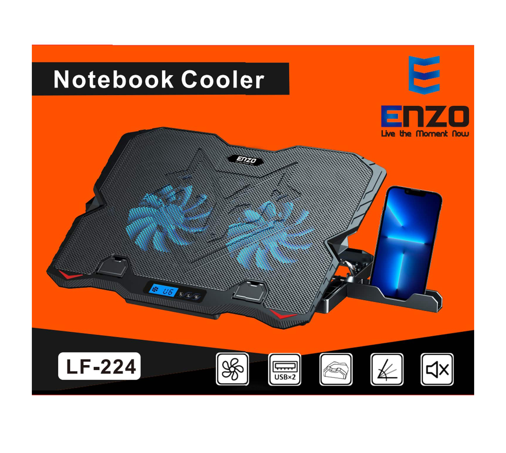 خرید و قیمت پایه خنک کننده لپ تاپ ENZO LF-224