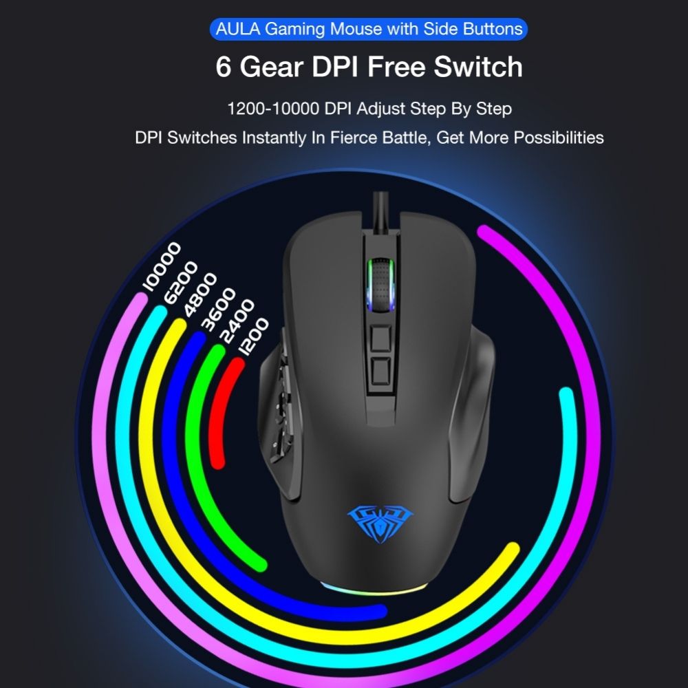 AULA H510 Advanced RGB Gaming Mouse 11