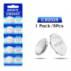 باتری سکه ای سونی CR2025 بسته 5 عددی