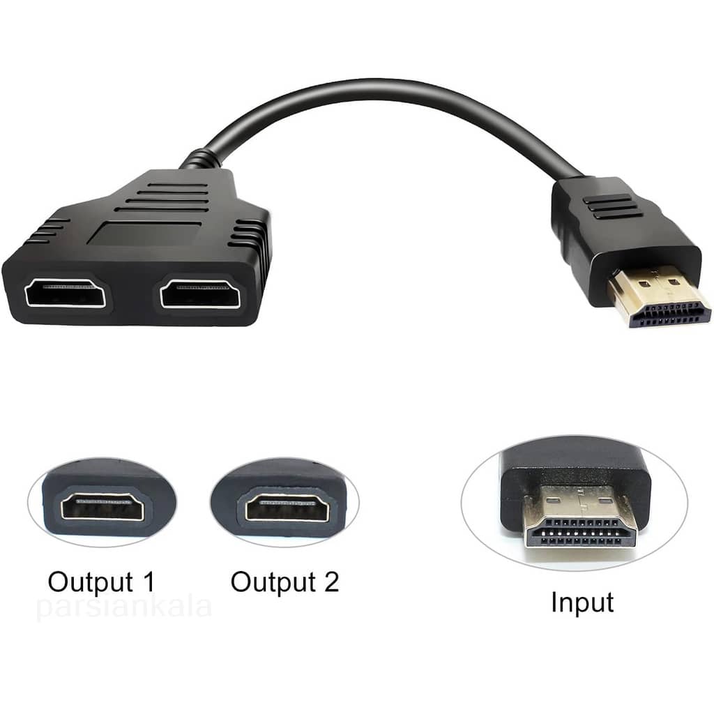 HDMI Splitter Adapter Cable 3 ParsianKala.com