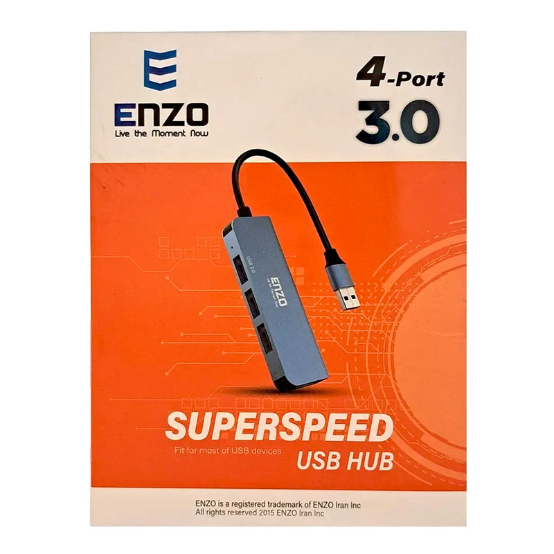 هاب 4 پورت USB3.0 انزو ENZO UH-44