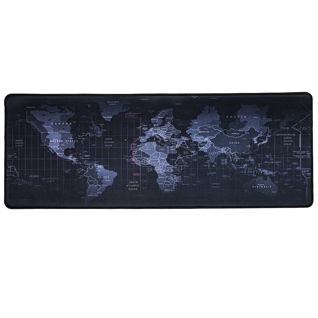Large Gaming Mouse PadMouse Control Version The World Map Mouse Mat Desk Pad Keyboard Pad Game 5