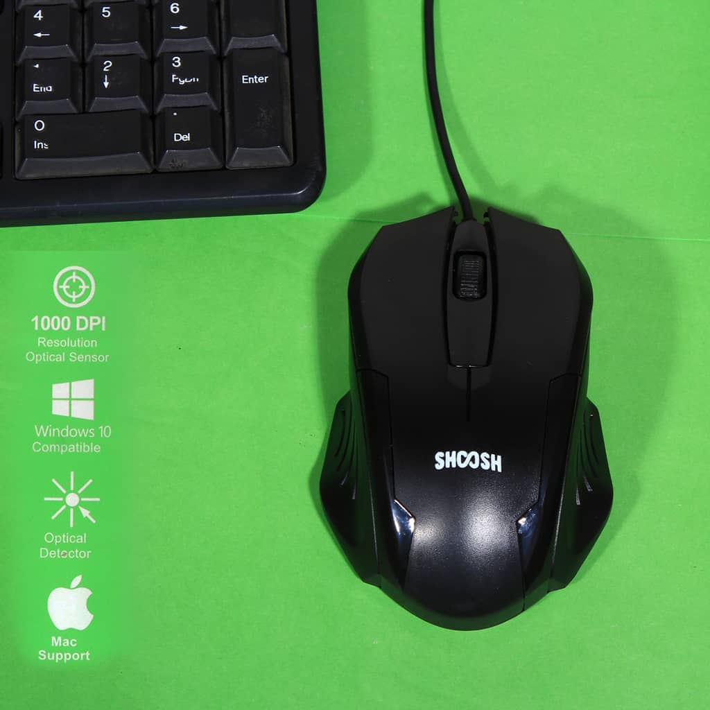 usb wired optical mouse shoosh m25 1