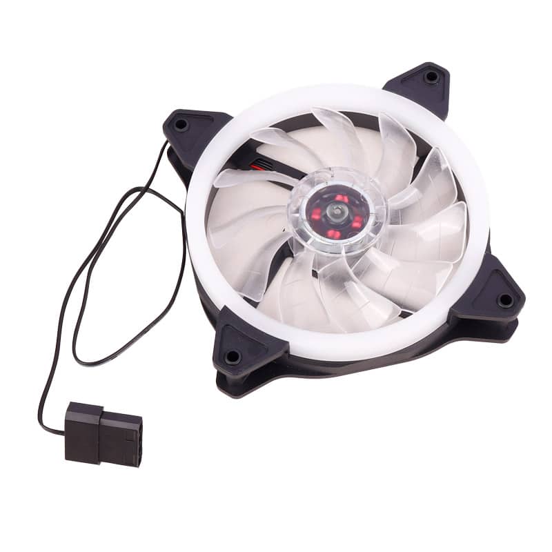 enzo gaming fan pc case 120mm x120 12v cooling 5