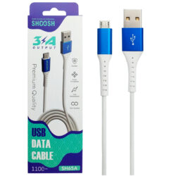 shoosh sh65a charge cable micro usb 3a 110cm