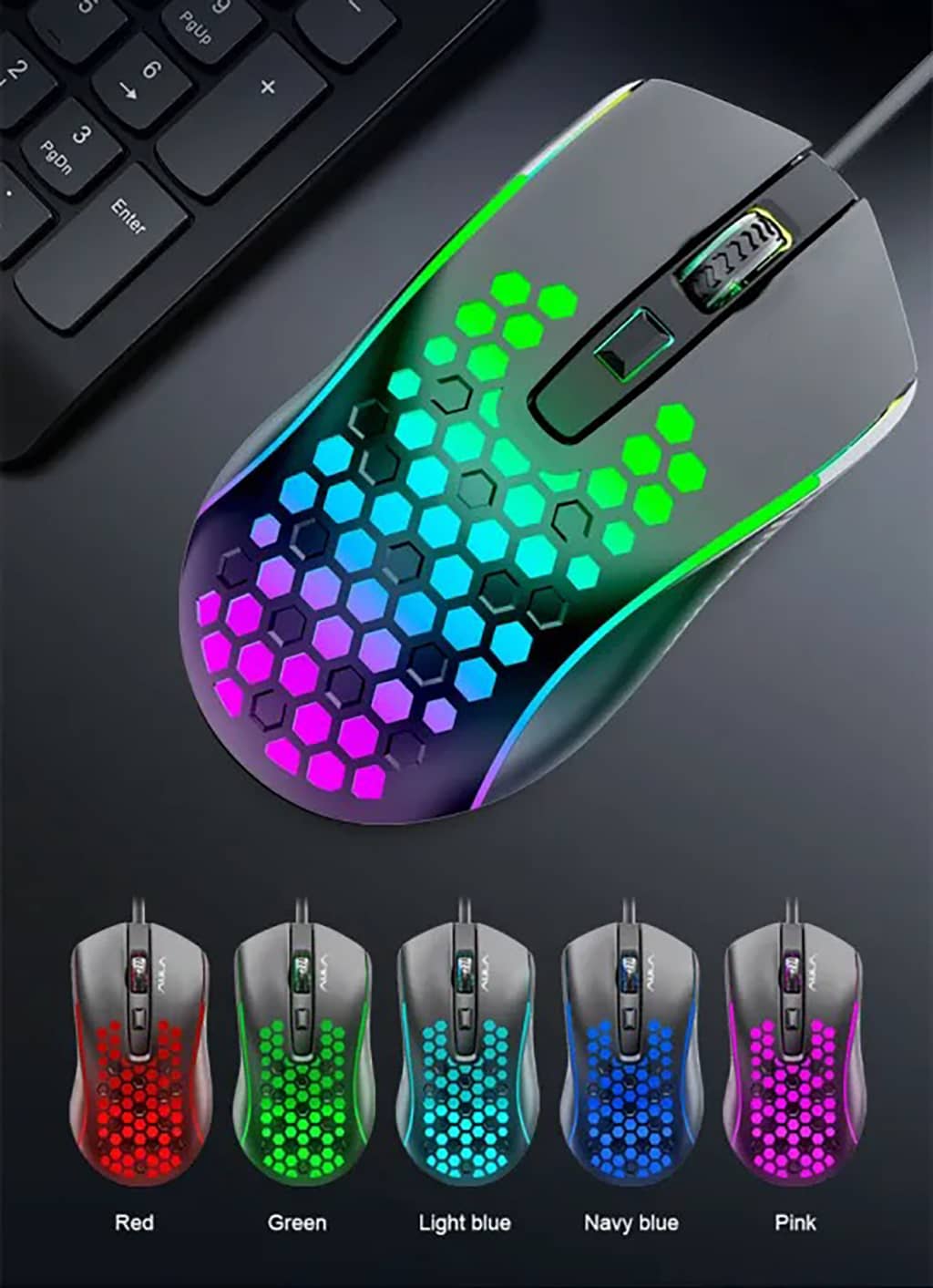 AULA S11 Wired Gaming Mouse Ultra Lightweight 6 1
