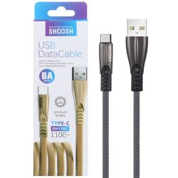 SHOOSH SH130C CHARGE CABLE TYPE C 6A 110CM