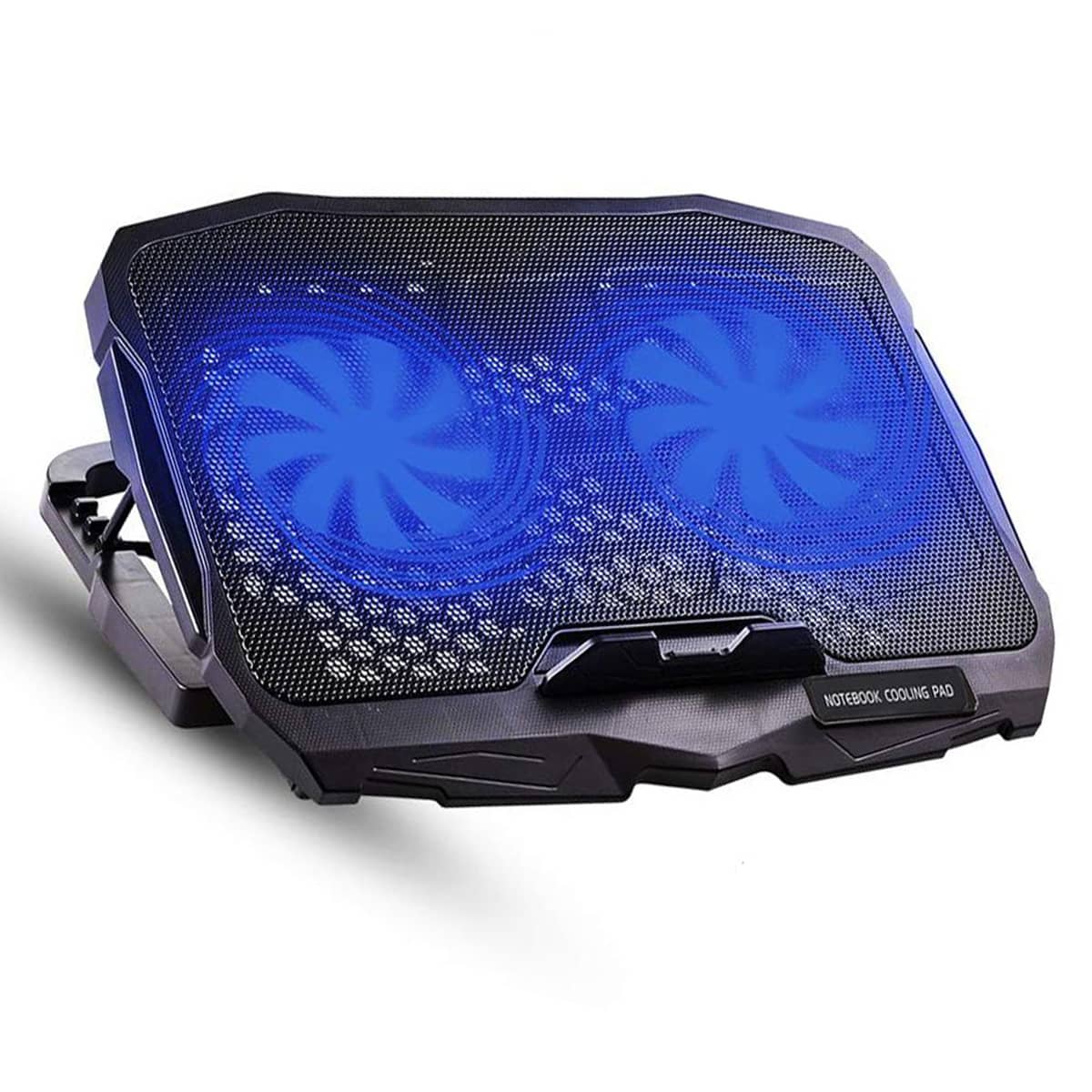 X2 Cooling Pad For 13 17 Inch Laptops Gaming Notebook 2 large Fans 1